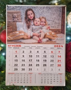 Prezent Dzień Babci i Dziadka kalendarz ze zdjęciem rok 2026