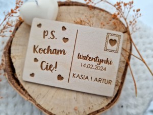 Walentynka magnes personalizowany 