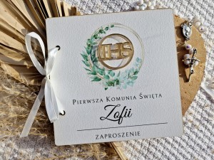 Zaproszenia zaproszenie komunijne personalizowane #11