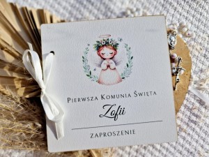 Zaproszenia zaproszenie komunijne personalizowane #9