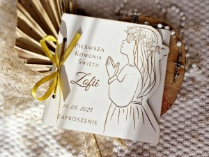 Zaproszenia zaproszenie komunijne personalizowane #2