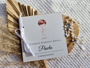 Zaproszenia zaproszenie komunijne personalizowane #8