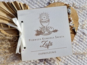 Zaproszenia zaproszenie komunijne personalizowane #4