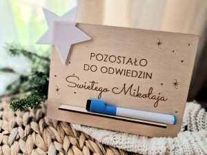 Kalendarz odliczanie do mikołajek