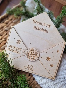 Koperta list do świętego mikołaja