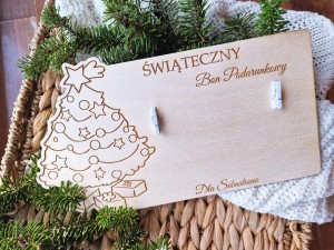 Świąteczny bon podarunkowy