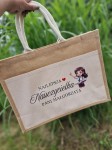 Personalizowana Torba Jutowa „Najlepsza Nauczycielka” z Imieniem